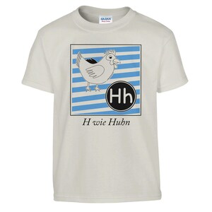 H comme Poulet (T-Shirt ABC) T-shirt col rond classique pour enfants | Gildan® 5000B