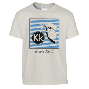 K comme Koala (T-shirt ABC) T-shirt col rond classique pour enfants | Gildan® 5000B
