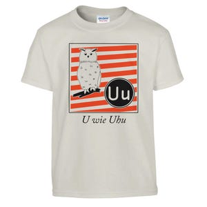 T-shirt U like Uhu (T-shirt ABC) T-shirt classique à col rond pour enfants | Gildan® 5000B