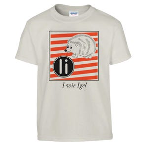 J'aime le hérisson (T-shirt ABC) T-shirt classique à col rond pour enfants | Gildan® 5000B