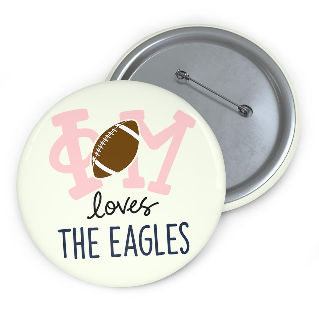 Custom Sports Pin Buttons: Football Fan Badges, Team Spirit Accessories ...