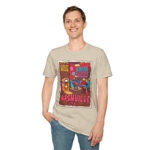 Nashville 1984 Graphic Tee | Country Music Shirt | Honky Tonk T-Shirt | Retro Nashville Shirt | Memory Lane Series