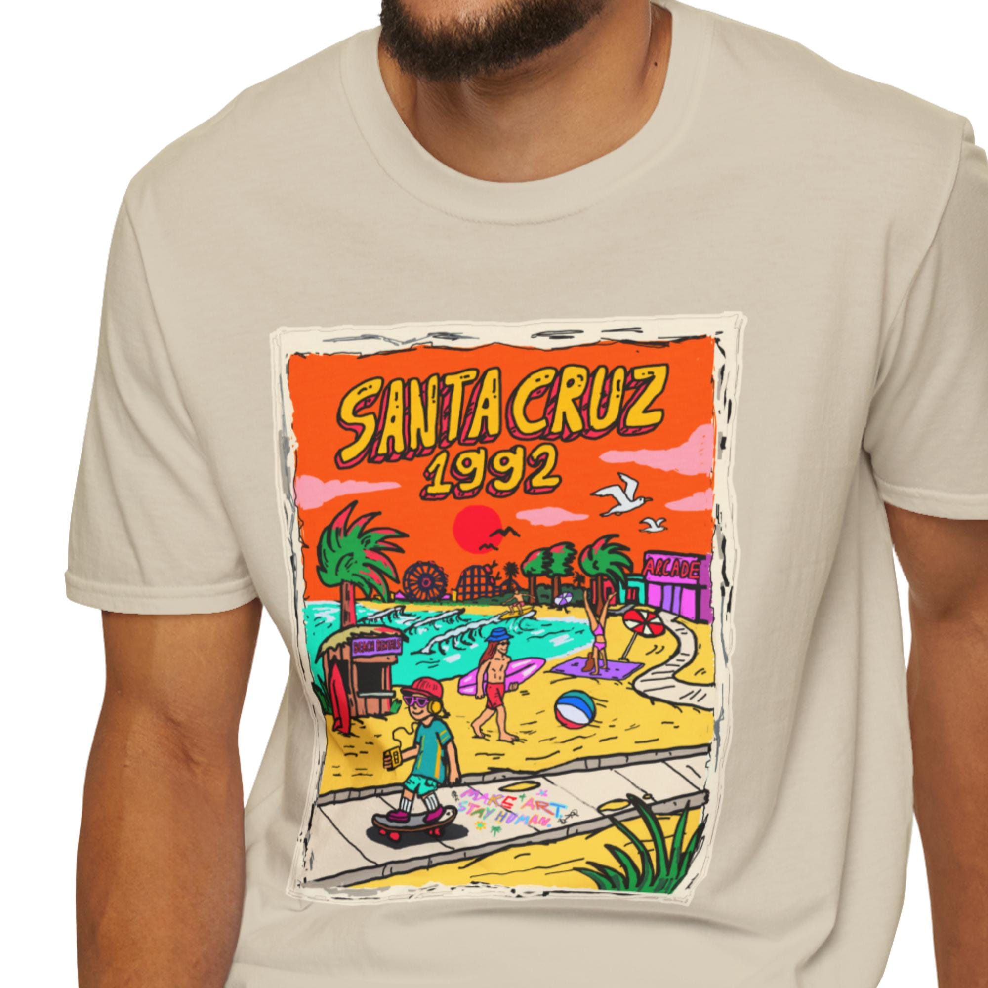 Vintage Santa Cruz Skate Shirt - Etsy