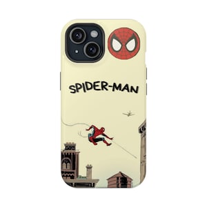Spider Man Magnetic Tough Case for Phones, Protective Phone Accessories, Comic Book Theme