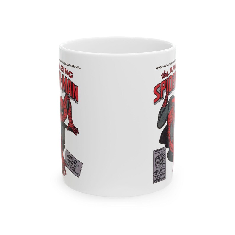 Spider-Man Comic Ceramic Mug (11oz) image 3