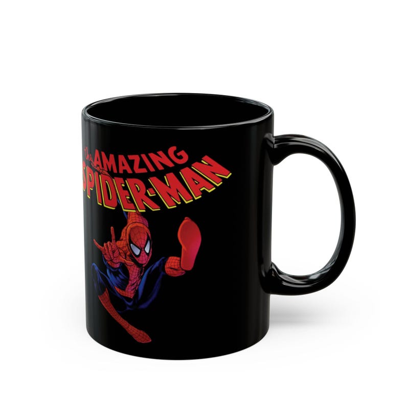 The Amazing Spider-Man Black Mug image 4