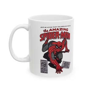 Spider-Man Comic Ceramic Mug (11oz) image 1