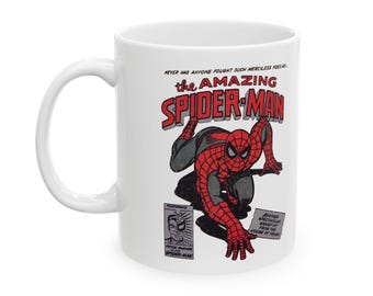 Spider-Man Comic Ceramic Mug (11oz)