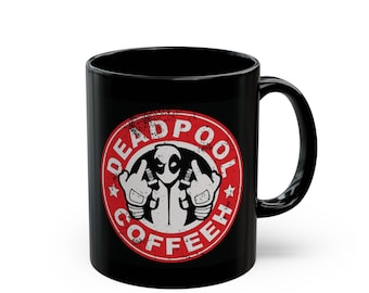 DEADPOOL-COFFEEH Black Mug 11oz