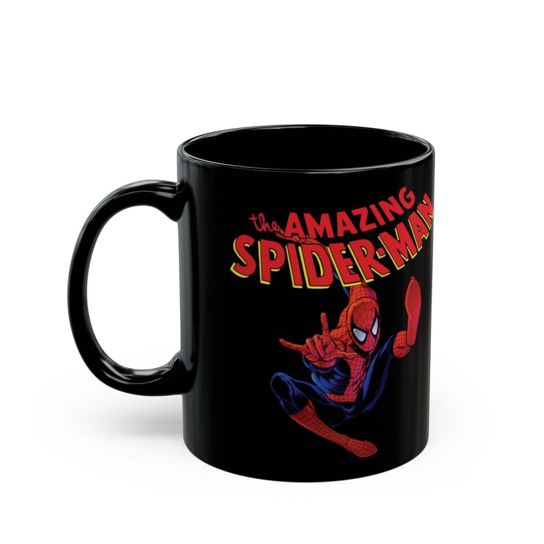 The Amazing Spider-Man Black Mug image 5
