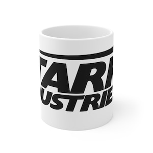 Stark Industries Iron Man 11oz white Mug image 1