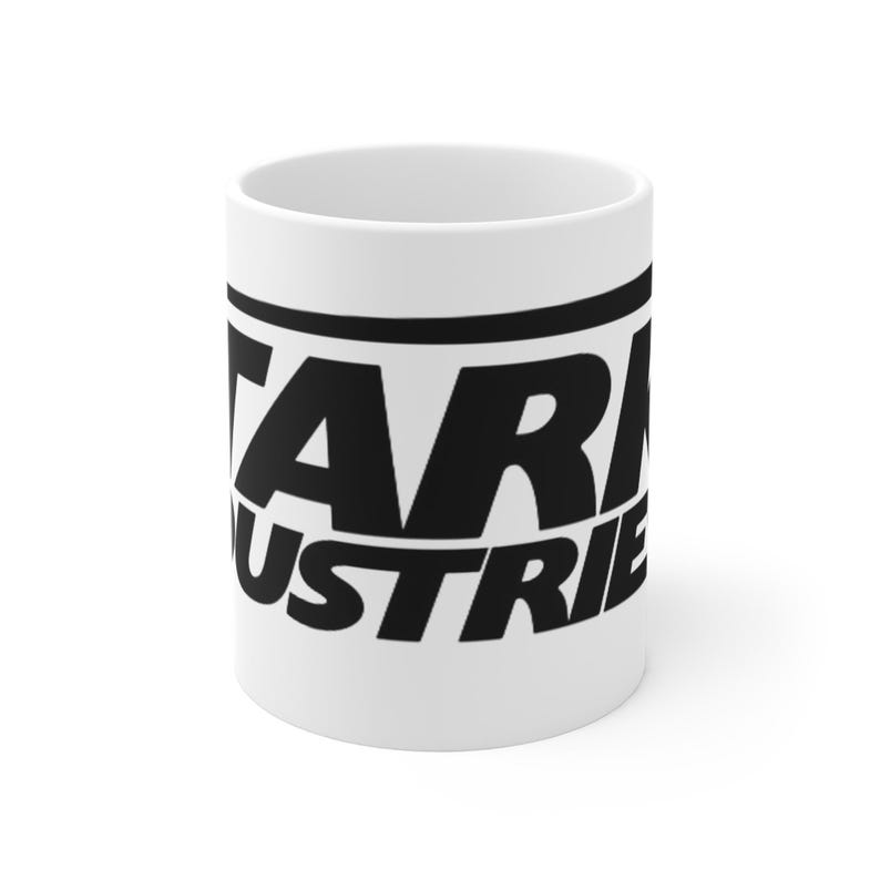 Stark Industries Iron Man 11oz white Mug image 1