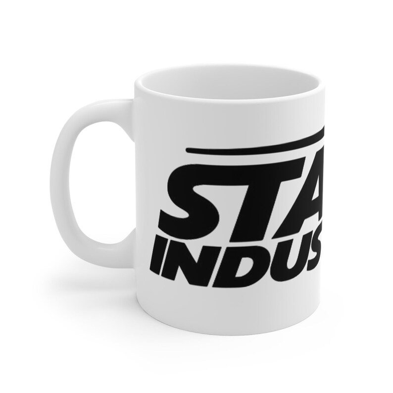 Stark Industries Iron Man 11oz white Mug image 2