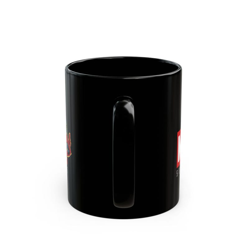 Taza negra de Spider-Man de 325 ml (11 oz) imagen 3