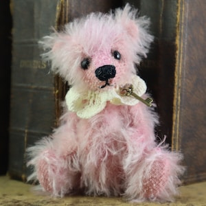 Complete Kit to make your own 5 Jointed Bear 'Rosa' Bramber Bears Hand dyed Mohair zdjęcie 1