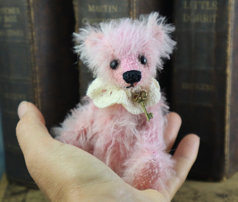 Complete Kit to make your own 5 Jointed Bear 'Rosa' Bramber Bears Hand dyed Mohair zdjęcie 8