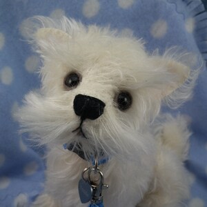 Custom made West Highland White 9 Mohair Dog Soft Sculpture Artist Bear Bramber Bears commission image 1