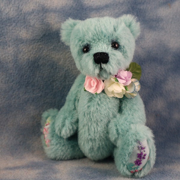 6" Adorable Luxury Mohair Artist Bunny Bear *Bramber Bears *Frieda* OOAK