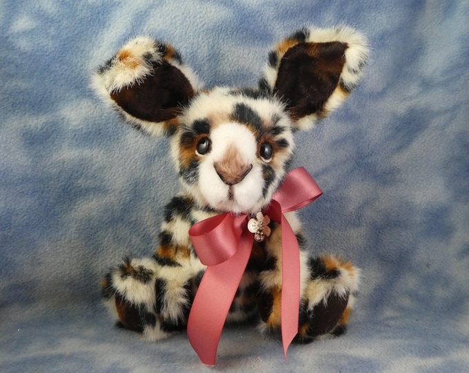 Kiki 8" OOAK Adorable Fluffy Sweet Artist Bunny Bear by Bramber Bears