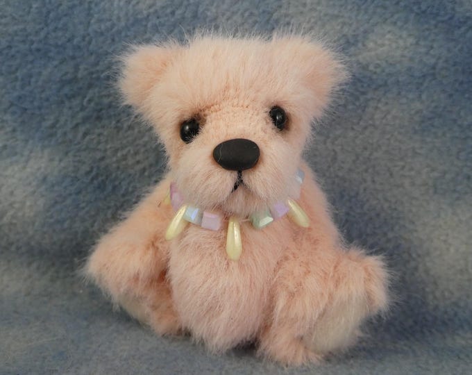 3" Adorable Miniature Artist Fluffy Bear *Bramber Bears* Melanie