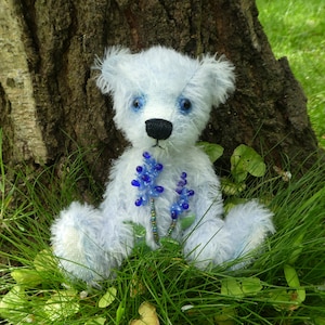 Elowen 8" OOAK Ombre dyed Bluebell Woods Mohair Artist Bear by Bramber Bears