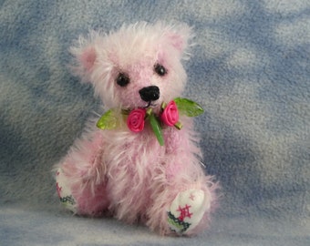 4.5" Sweet Little Miniature Mohair Artist Blossom Bear *Bramber Bears *Abigail* OOAK