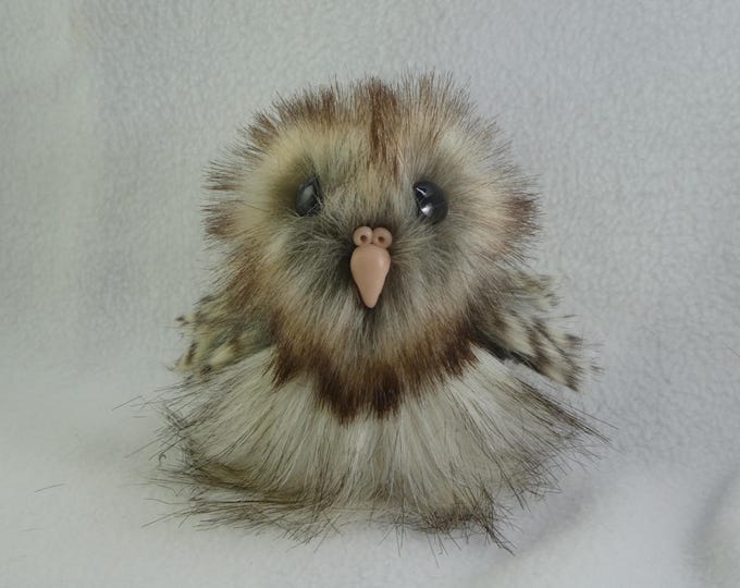 Complete Kit to make your own 3" Miniature Fluffy Woodland Owl 'Oakley' Bramber Bears