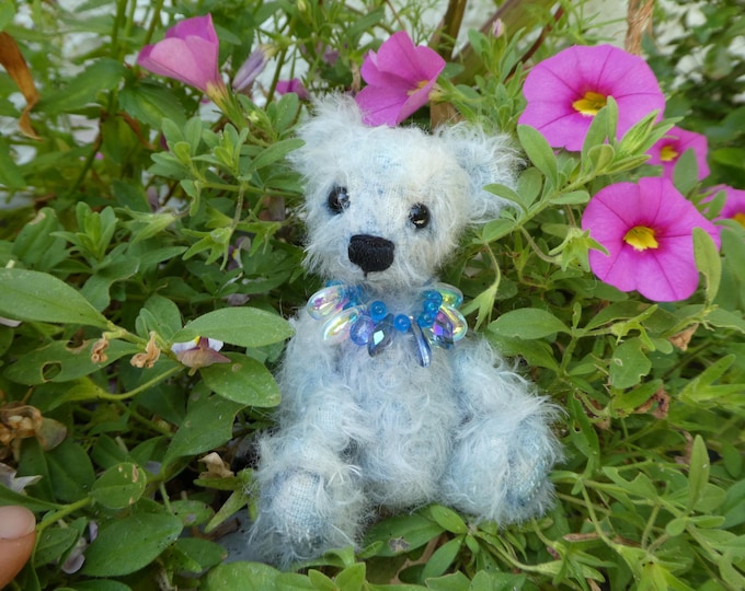 4" OOAK Adorable Mohair Artist Bear * Bramber Bears * Cloud