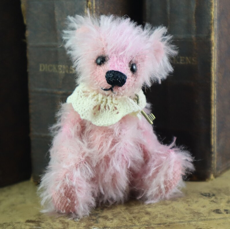 Complete Kit to make your own 5 Jointed Bear 'Rosa' Bramber Bears Hand dyed Mohair zdjęcie 9