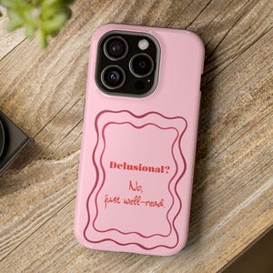 Bookish iPhone Case | Aesthetic Book Lover Gift for Her | Trending Phone Case | Bookish MagSafe Case Samsung iPhone 17 | Reader Gift