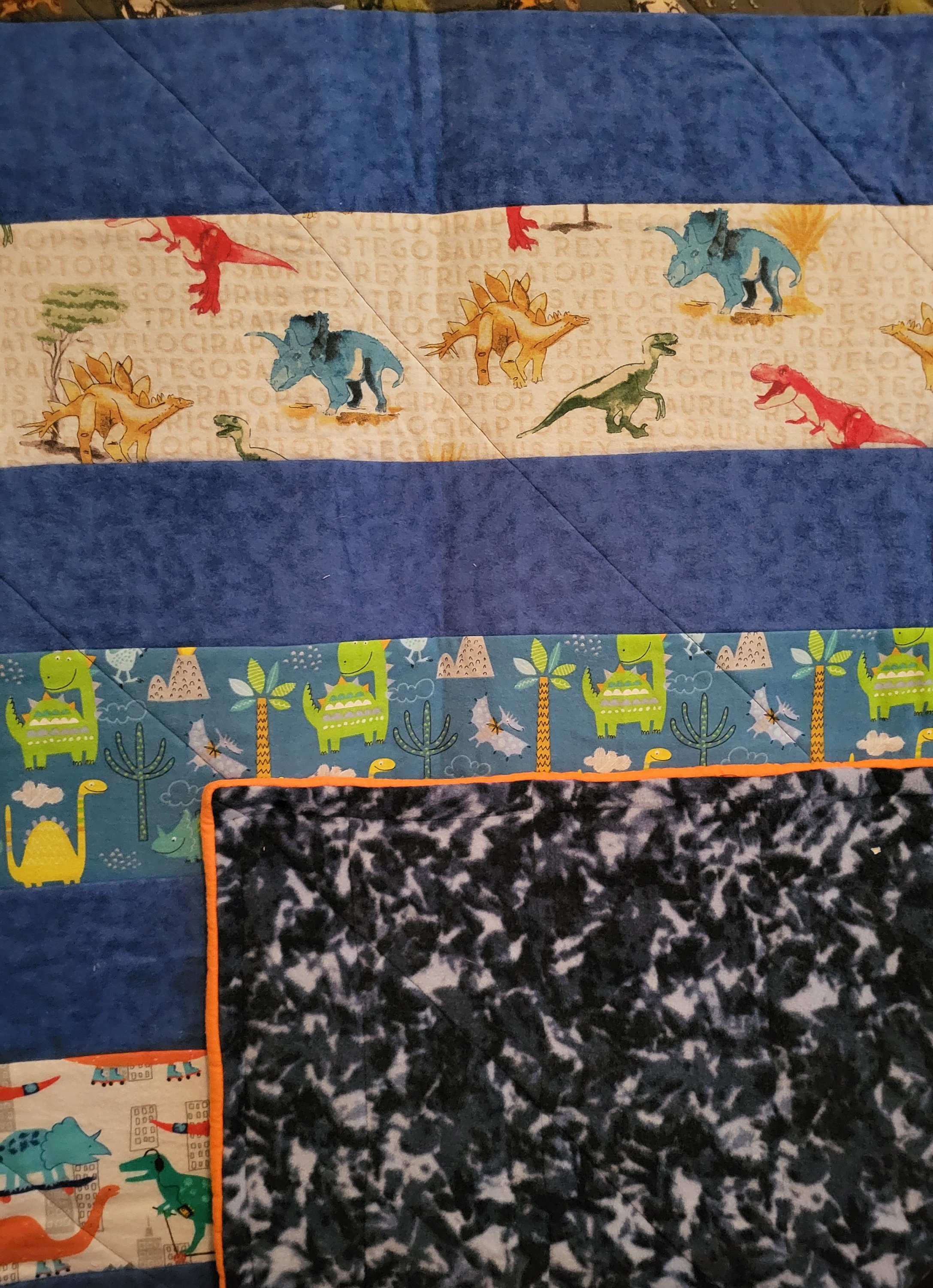 Dinosaur Blanket Gender Neutral Colorful - Etsy