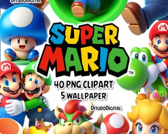 Mario PNG Clipart, Super Mario png, Mario, Mario Kart Clipart, Princesa Peach png Clipart, Luigi , Bowser