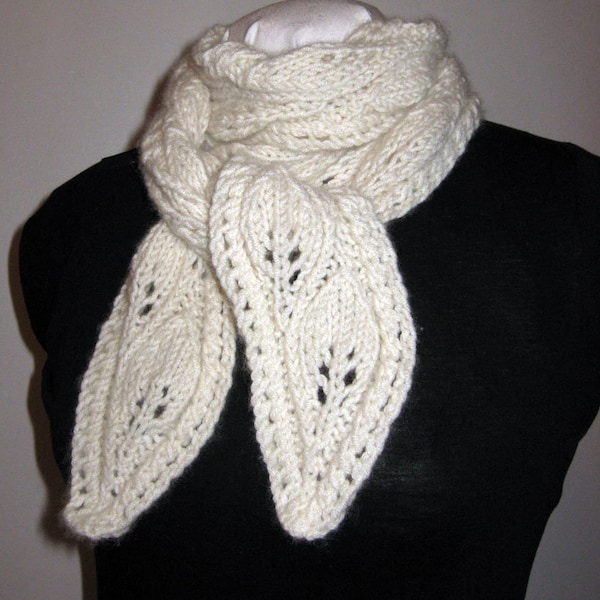 Hand Knitted Scarf - Etsy