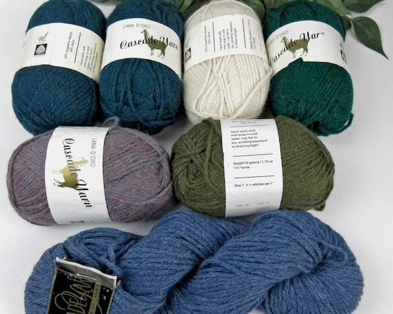 Cascade Yarns Lana D'oro, Superfine Alpaca and Wool, Light Worsted Weight,  Rare Discontinued Yarn -  Canada