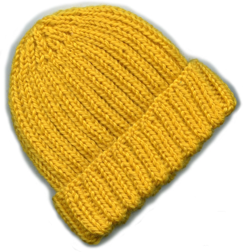 Hand Knit Pattern Watch Cap Knitting Pattern PDF Baby Thru Etsy