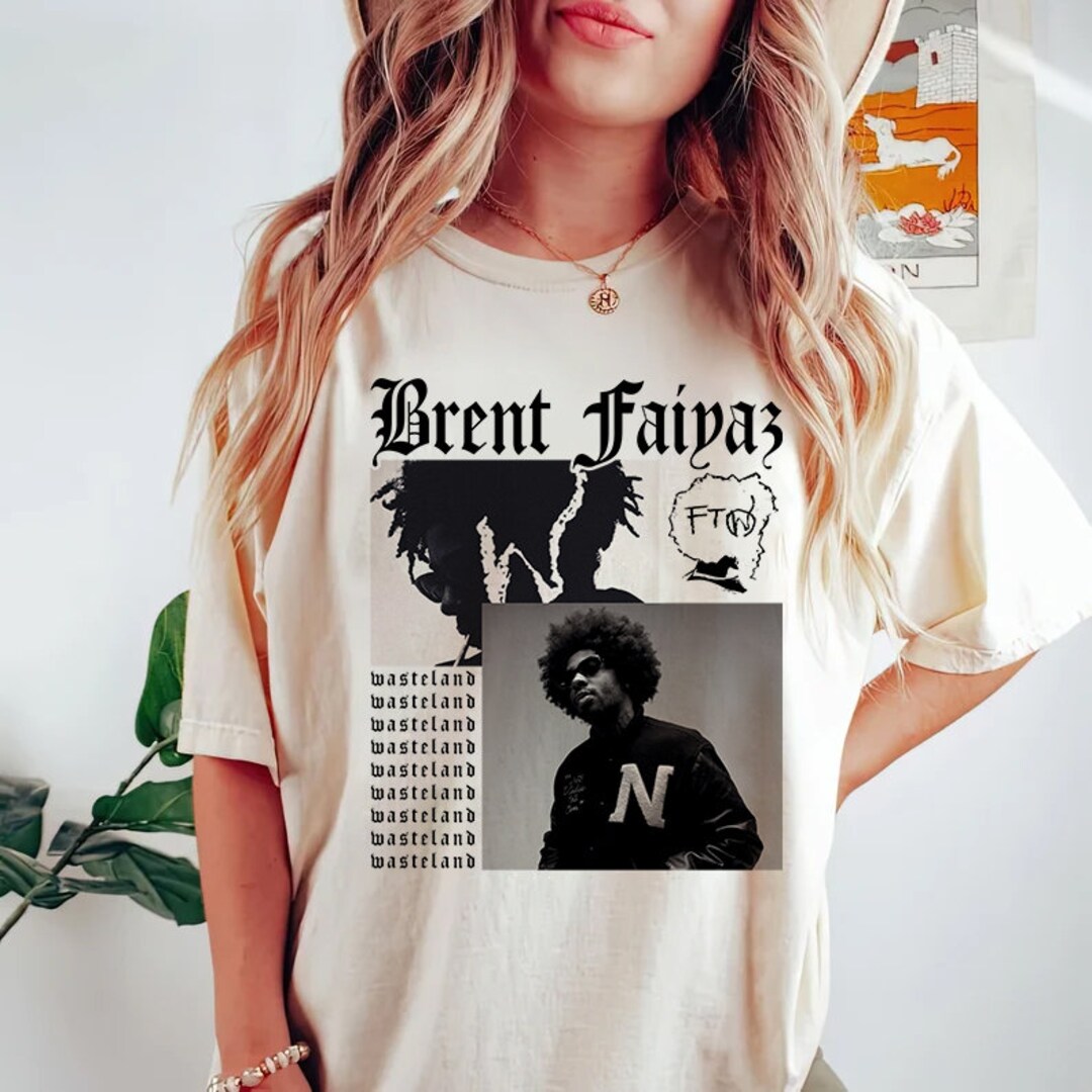 Vintage Brent Faiyaz PNG, Brent Faiyaz T-SHIRT Design, Rap Tee Jumbo