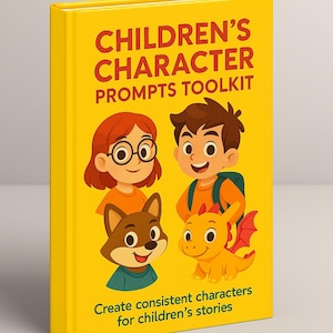 Children’s Book Character Prompts – AI Toolkit for Kids Book Authors | Create Memorable Picture Book Characters (PDF)