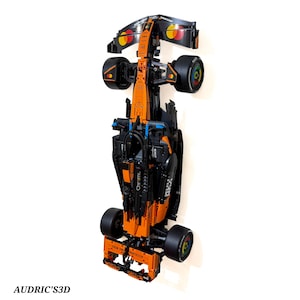 McLaren MCL39 F1 (42228). Väggfäste för LEGO Technic Formel 1. LEGO displayställ • Bilställ