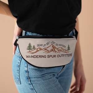 Outdoor Adventure Fanny Pack, Hiking Gear, Festival Accessory, Travel Companion, Gift for Nature Lovers