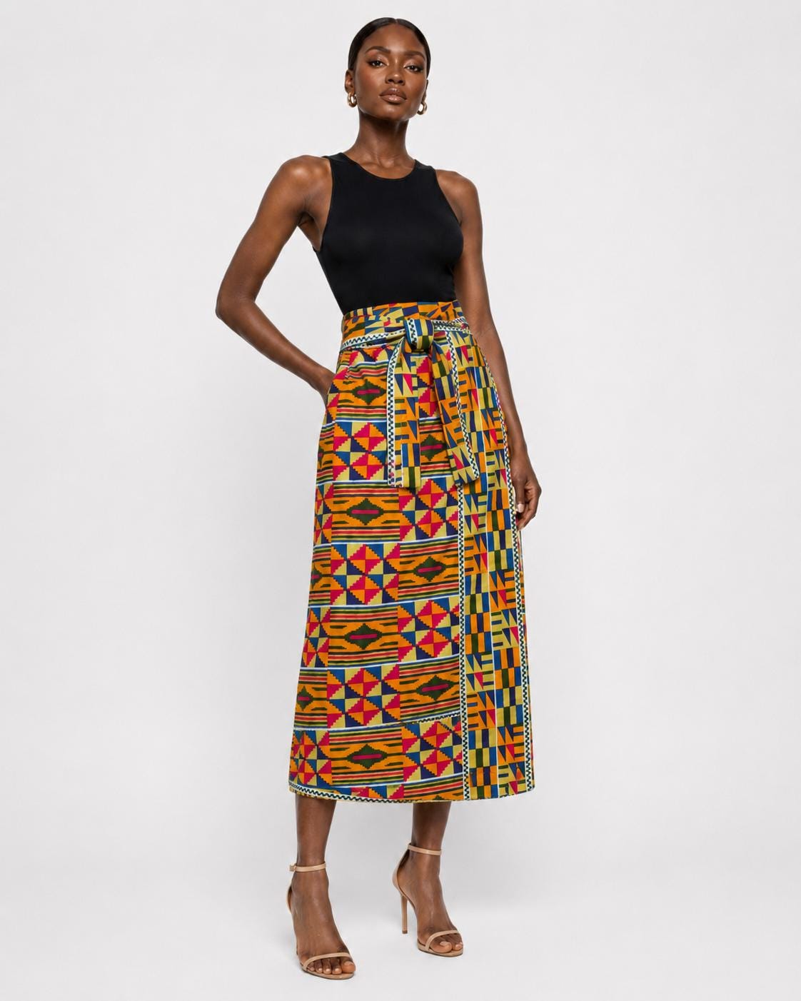 African Wrap.skirt - Etsy