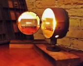 Gas Gauge Light Vintage Industrial Steampunk Accent Lighting, Re purposed Upcycle Recycled