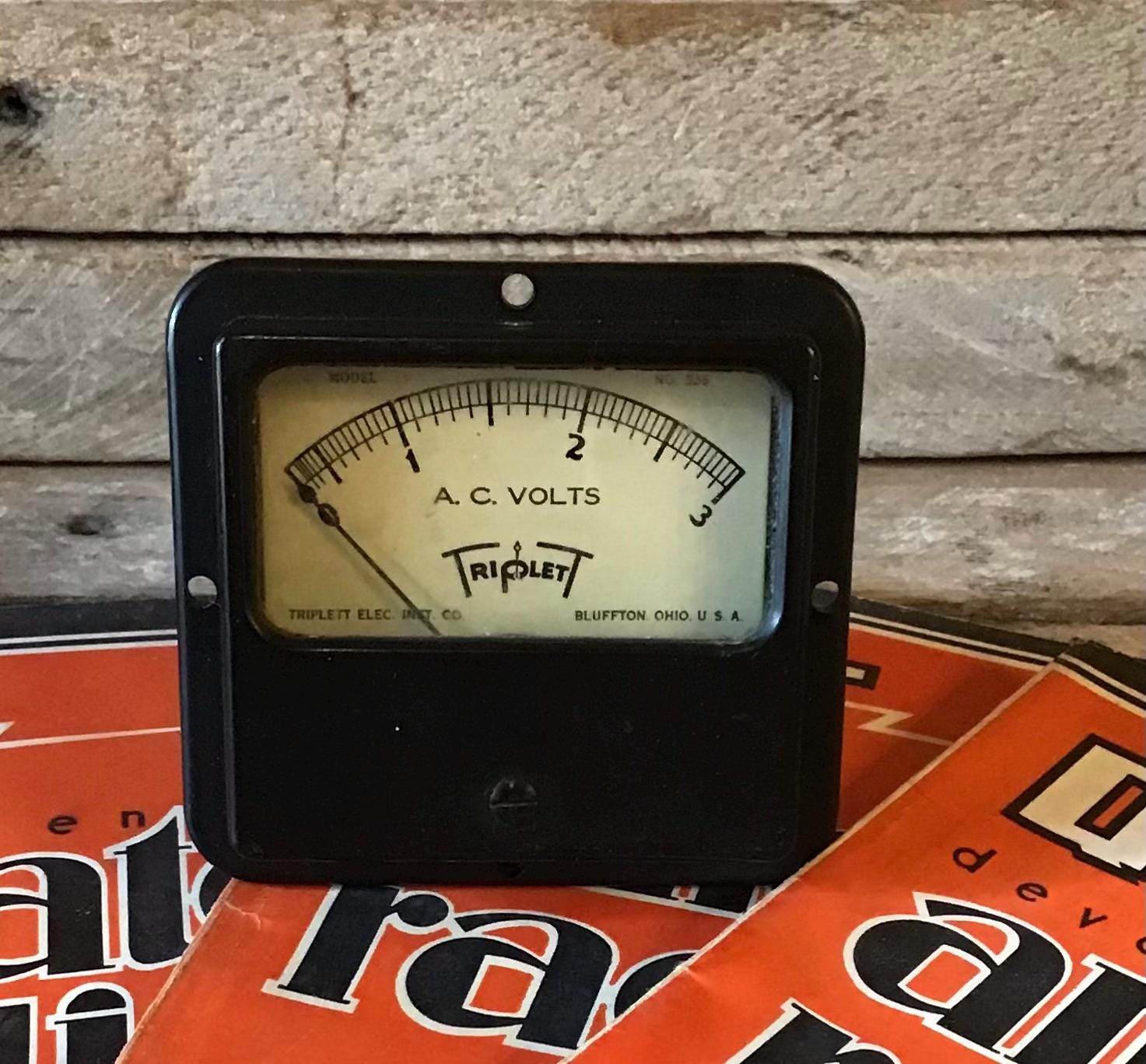 Vintage Volt Meter - Etsy