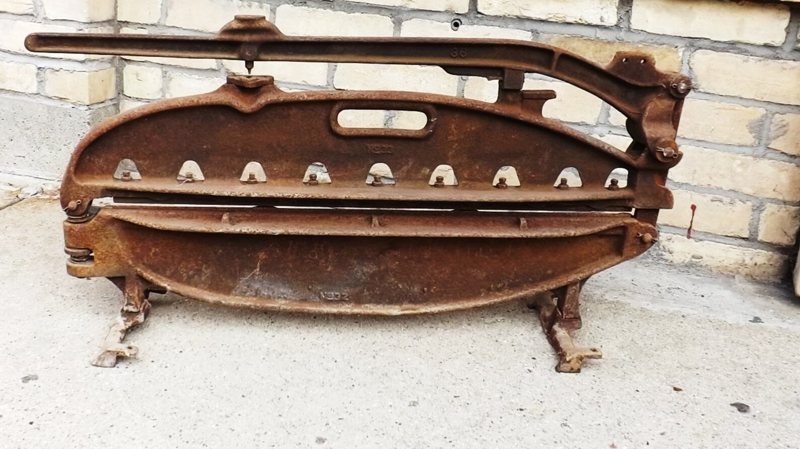 Vintage Shingle Cutter Cast Metal Roofing Tool SmallModel G Etsy