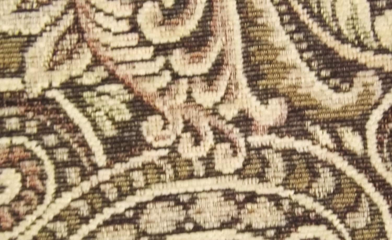 Paisley Heavy Woven Upholstery Fabric Earth Tones, Cloth, Yardage, Home