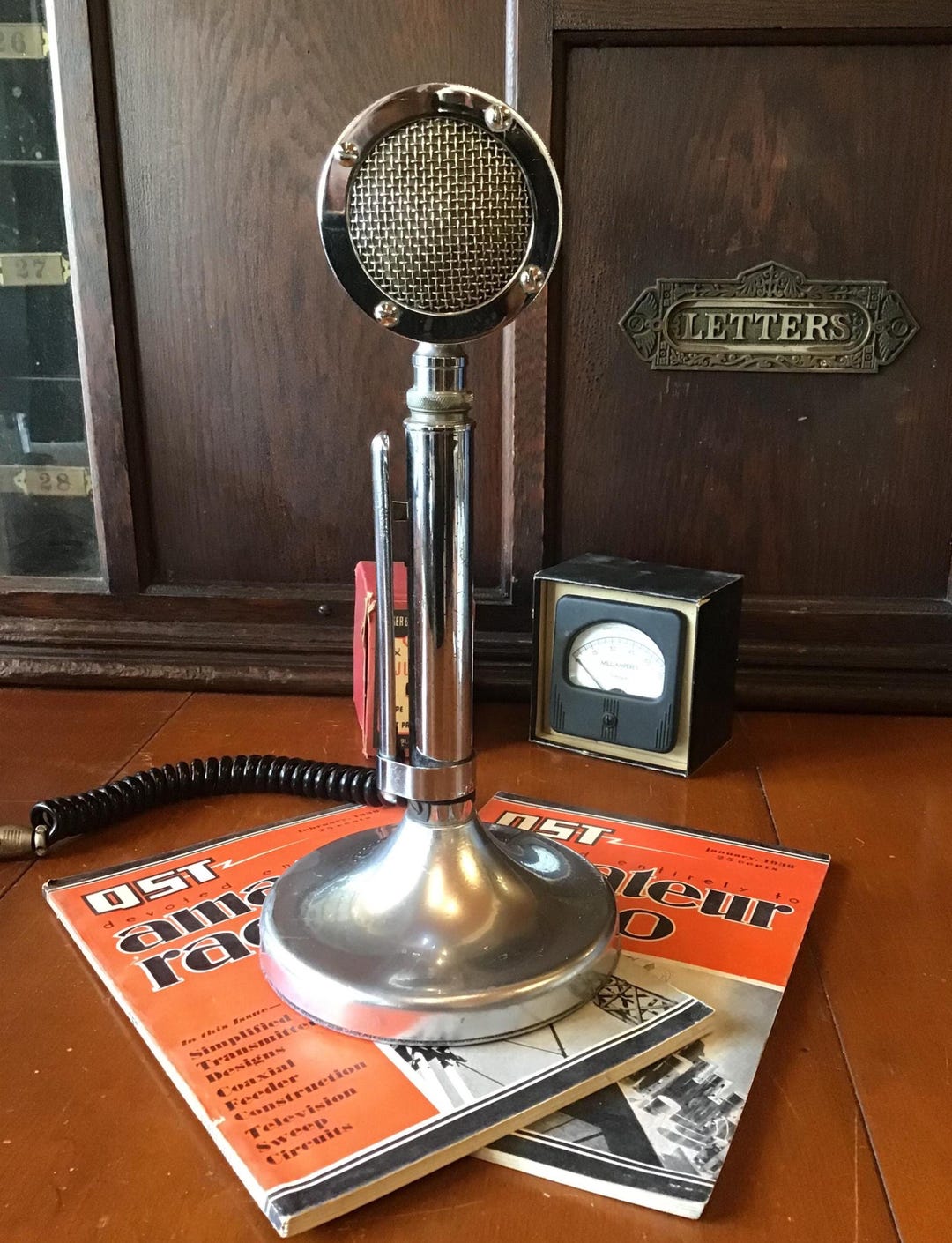 Vintage Astatic Model NO D-104 Microphone Chrome Plated Microphone From ...