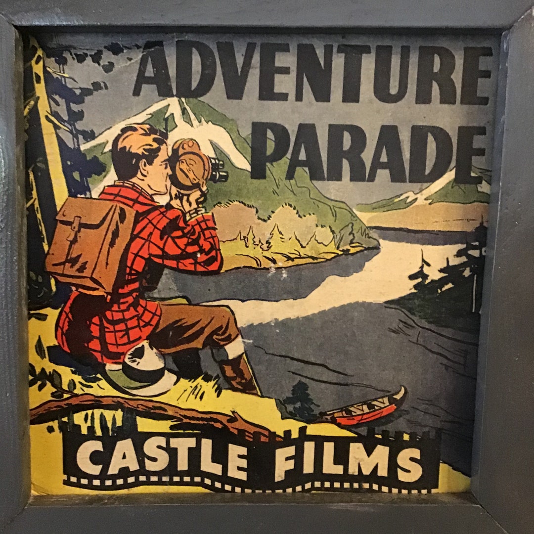 Framed Vintage Movie Box Cover Adventure Parade by Castle Films ...