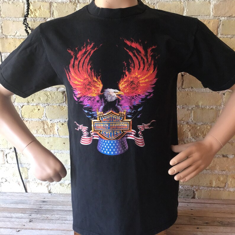 Flaming Eagle Vintage Biker