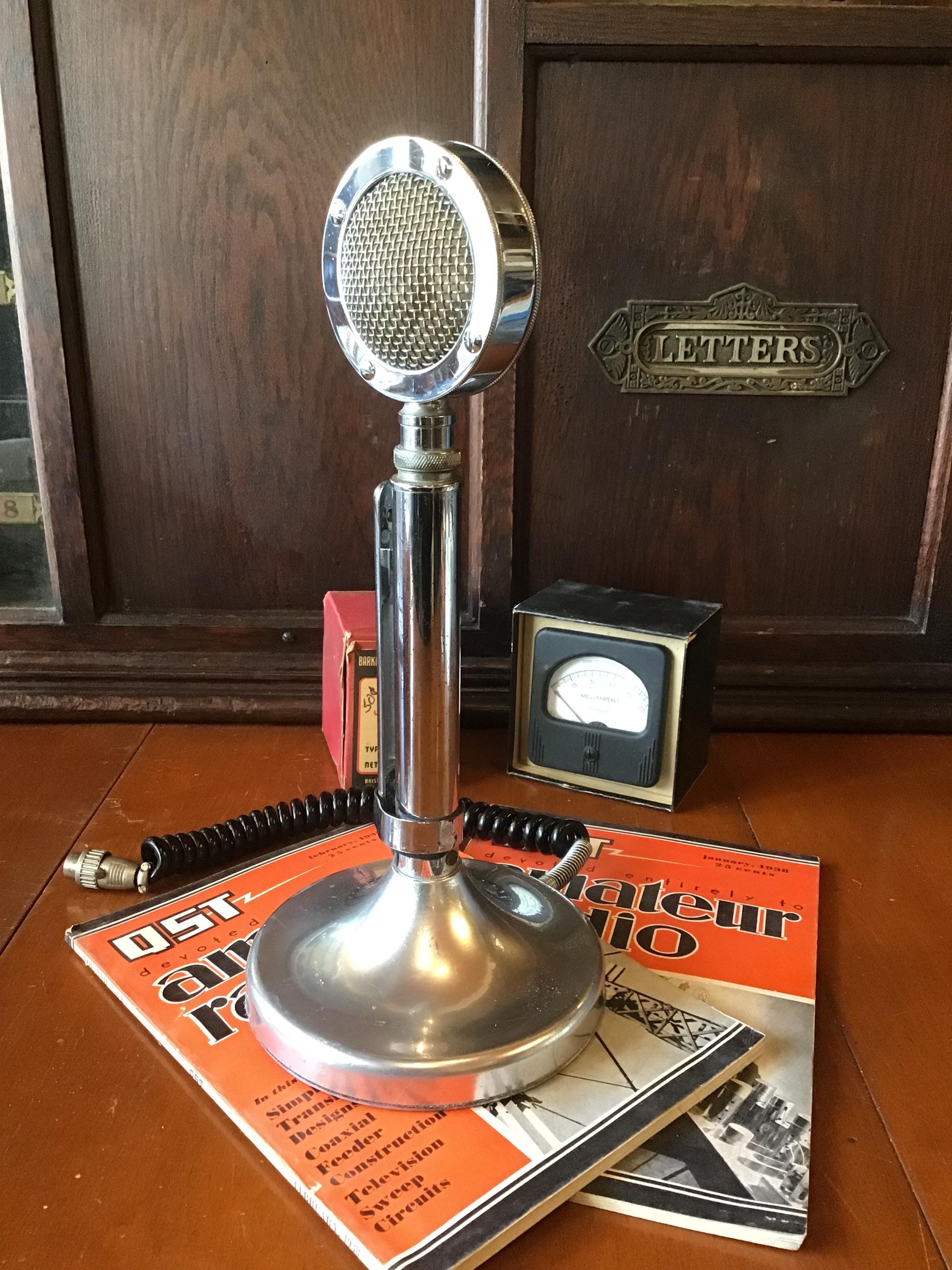Vintage Astatic Model NO D-104 Microphone Chrome Plated Microphone From ...