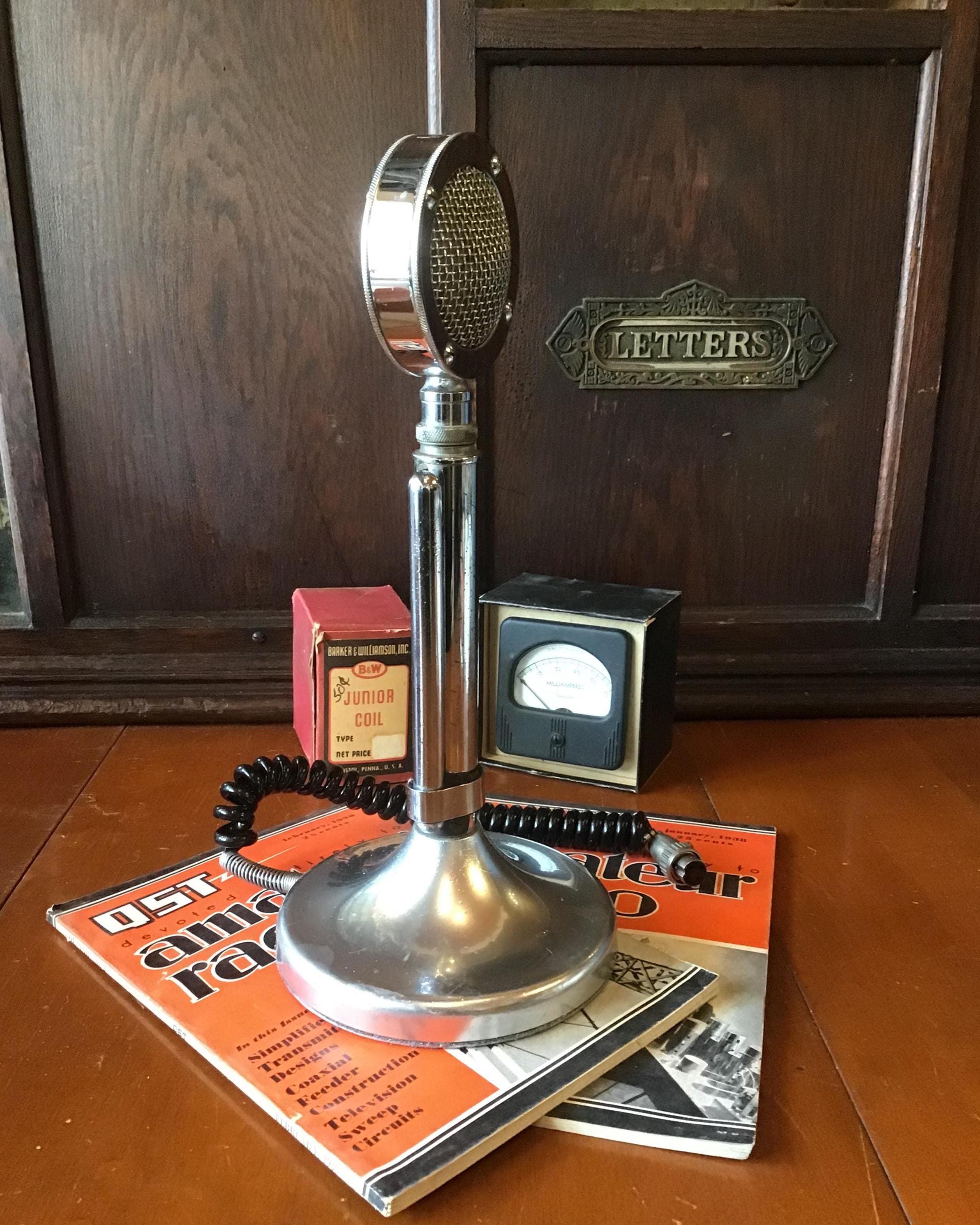 Vintage Astatic Model NO D-104 Microphone Chrome Plated Microphone From ...