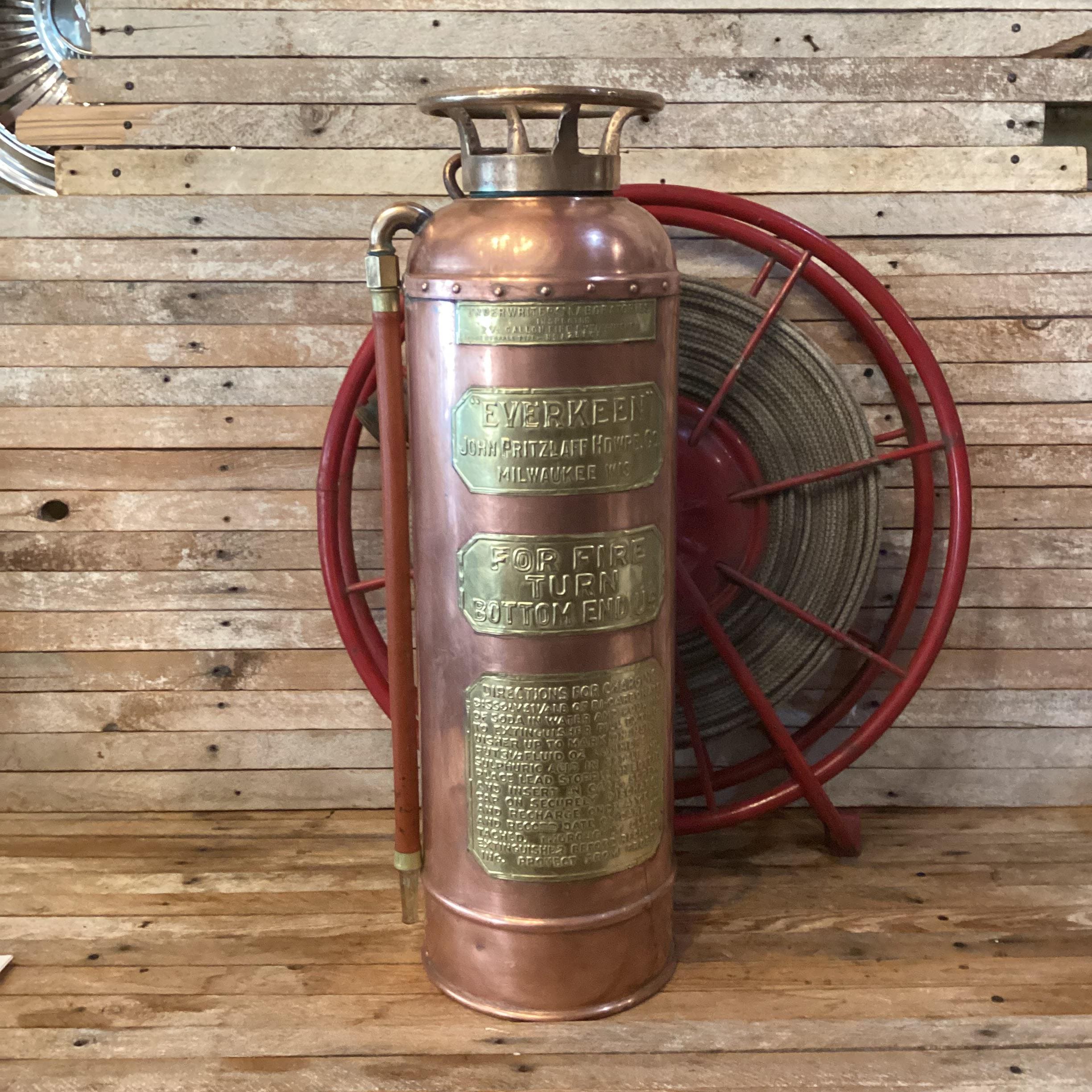 Antique Fire Extinguisher - Etsy